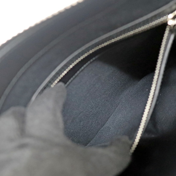 Gucci GG Supreme Shoulder Bag Black Gray - Picture 9 of 9